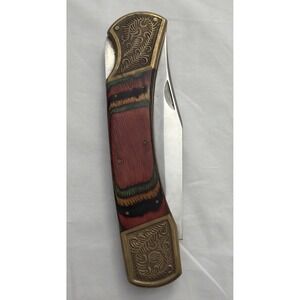 Vintage Frost Cutlery Giant Jumbo 8" Folding Knife Solingen Steel Pakistan